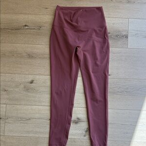 Women's High-Waisted Leggings - Mauve